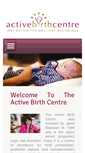Mobile Screenshot of activebirthcentre.com